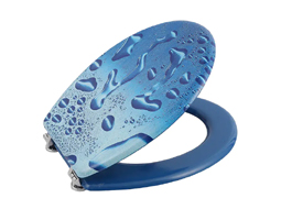 MDF水滴设计印刷马桶座圈